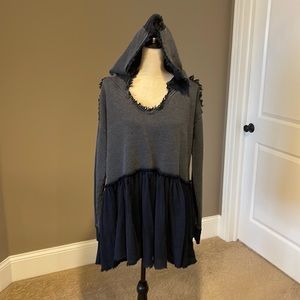 Free People like new navy hoodie.